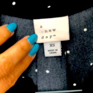 Polka dot shirt dress